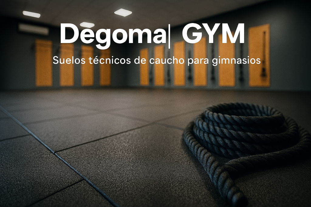 Degoma | GYM Suelos para gimnasios losetas 100X100 cm